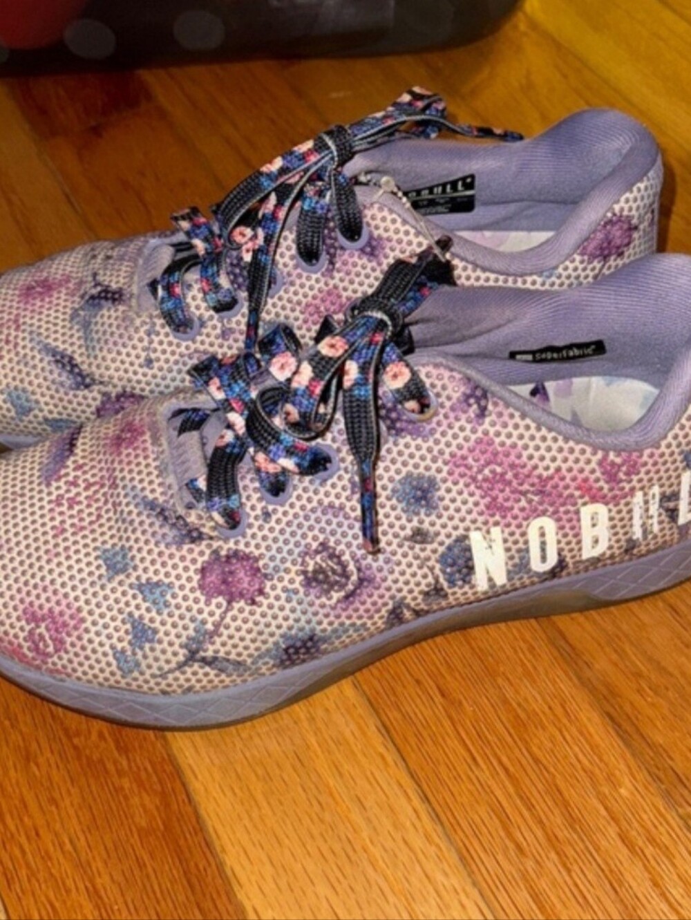 NOBULL Lavender Floral Athletic Trainers